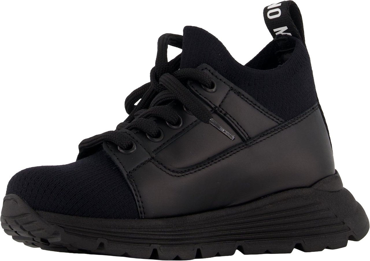 Moschino Unisex Sneakers In Zwart Zwart