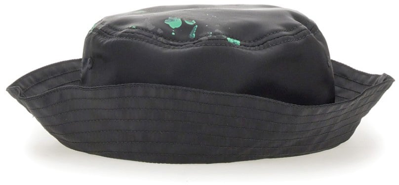 Moschino Bucket Hat With Logo Zwart