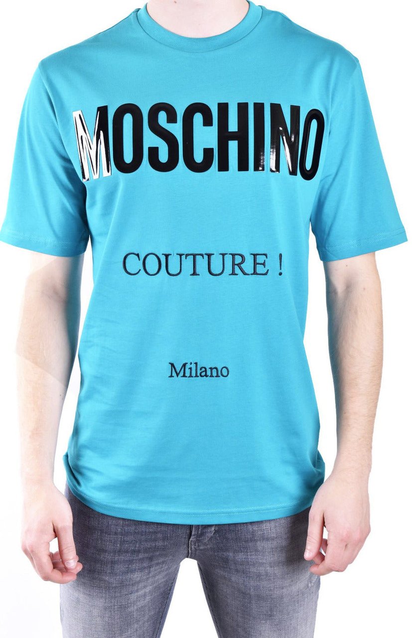 Moschino Men T-Shirt Lichtblauw