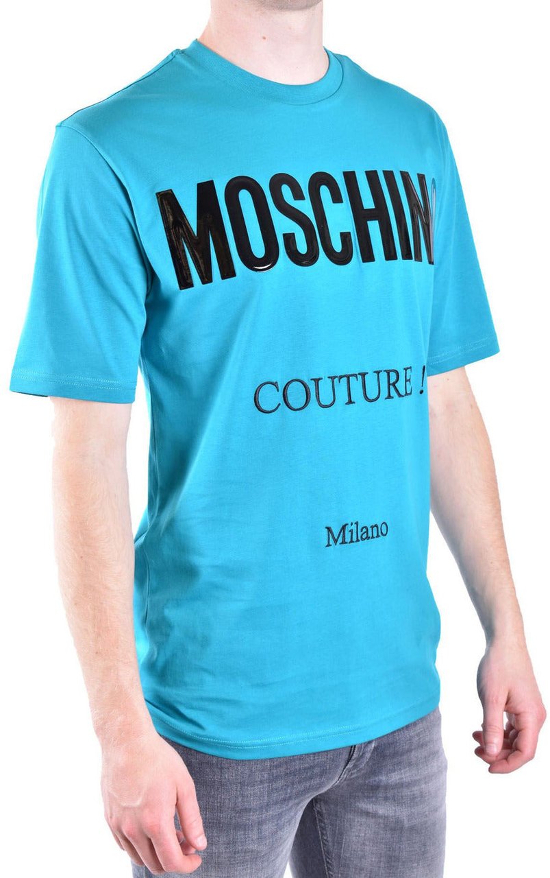Moschino Men T-Shirt Lichtblauw