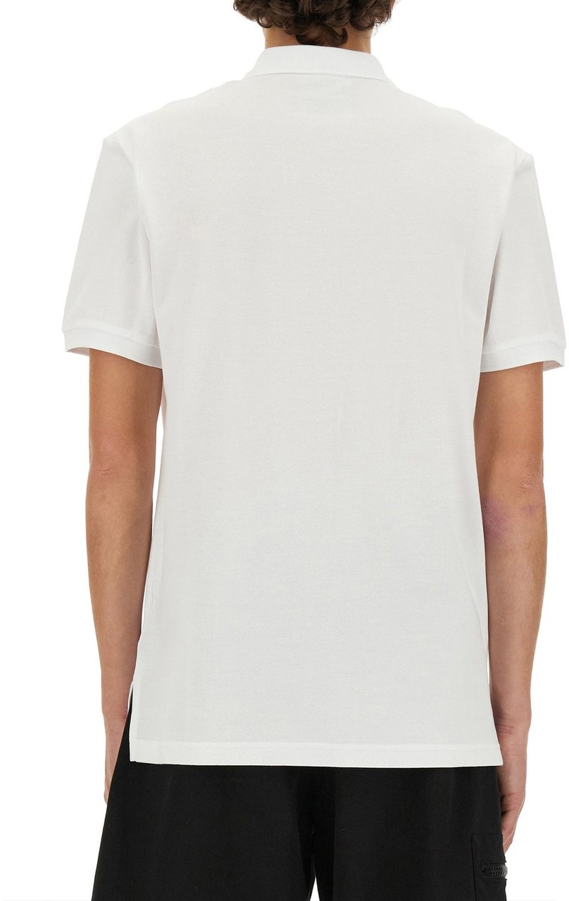 Moschino Couture In Love We Trust Cotton Polo Wit