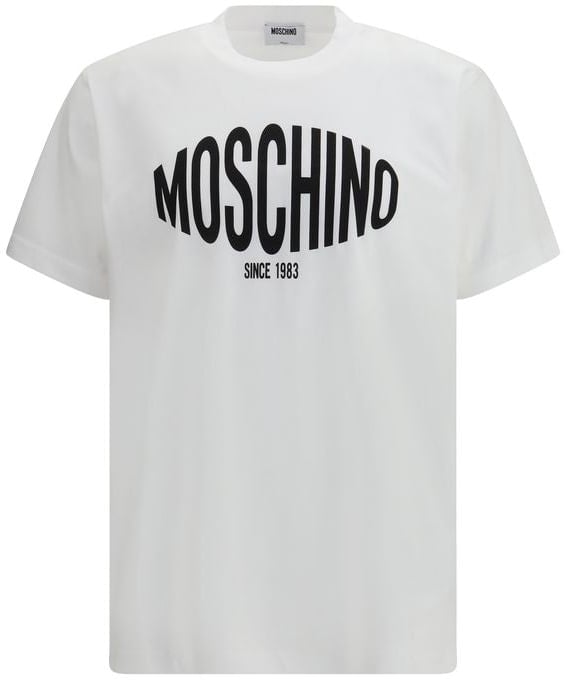 Moschino White Cotton T-Shirt Wit