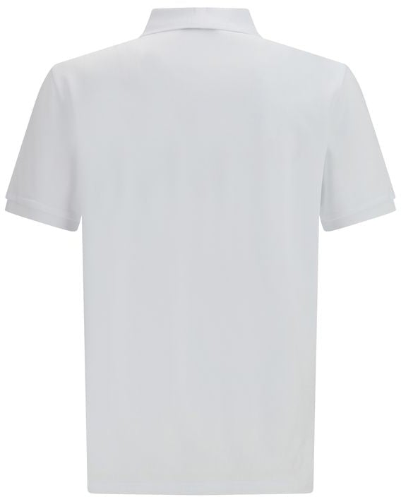 Moschino White Cotton Polo Shirt Wit