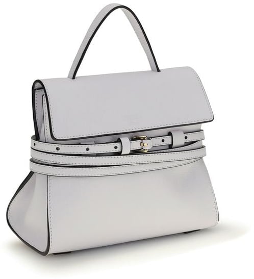 Moschino Moschino White Calf Leather Bos Taurus Handbag Wit