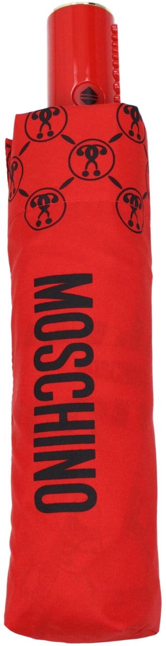 Moschino Moschino Red Polyester Umbrella Rood