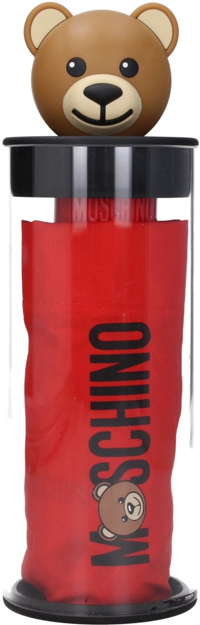 Moschino Moschino Red Polyester Umbrella Rood