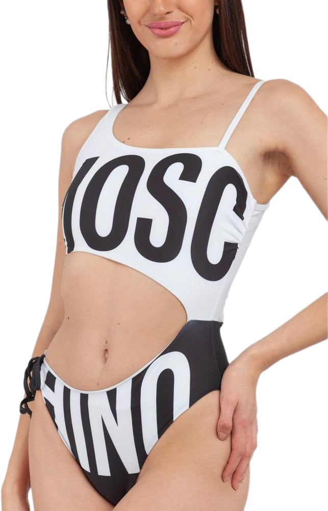Moschino Multicolor Polyester One-Piece Swimsuit Divers
