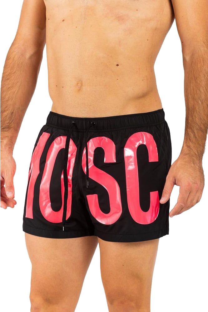 Moschino Moschino Fuchsia Polyester Swim Shorts Roze