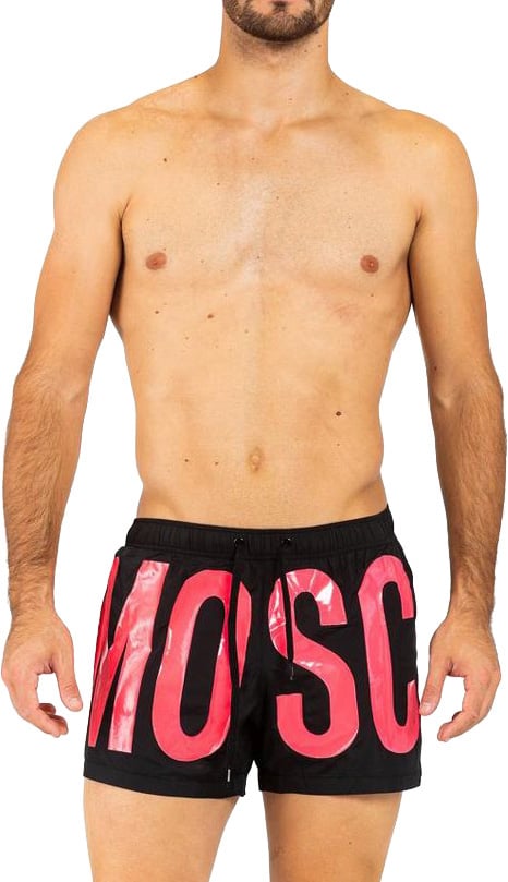 Moschino Moschino Fuchsia Polyester Swim Shorts Roze