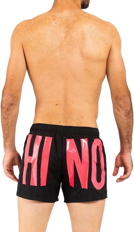 Moschino Moschino Fuchsia Polyester Swim Shorts Roze