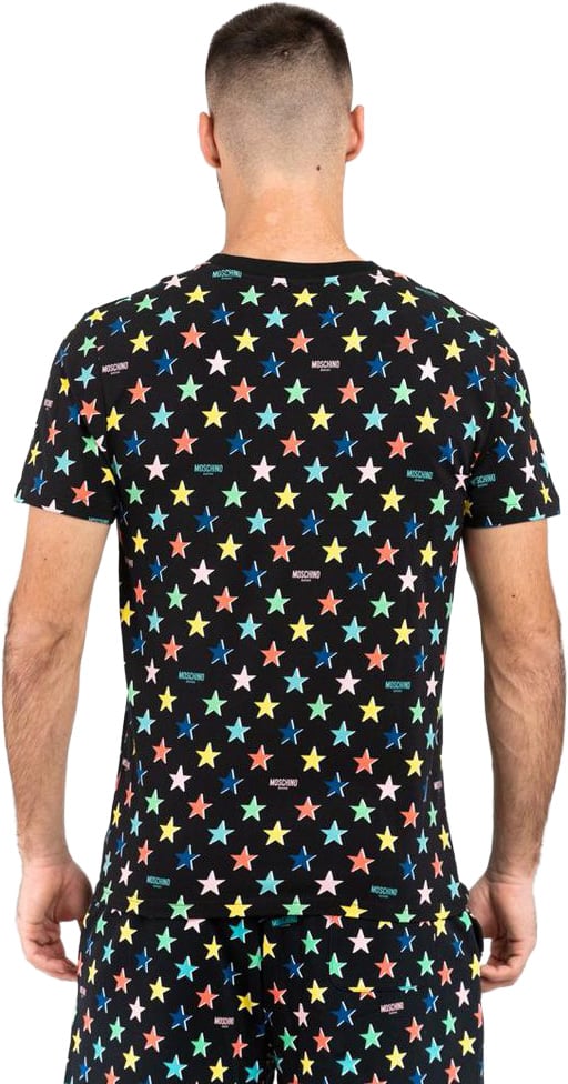 Moschino Black Cotton T-Shirt Zwart