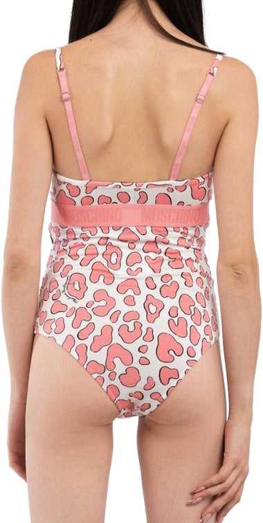 Moschino Moschino Black Modal Bodysuit Roze