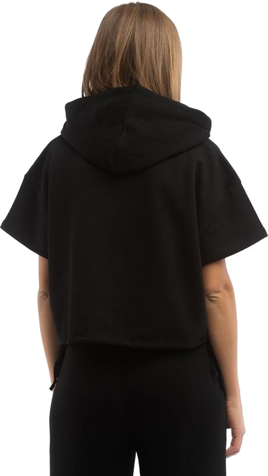 Moschino Black Cotton Sweatshirt Zwart