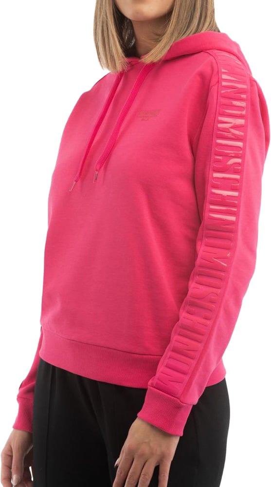Moschino Fuchsia Cotton Sweatshirt Roze