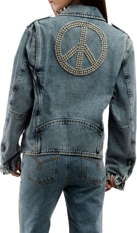 Moschino Moschino Multicolor Cotton Denim Jacket Divers