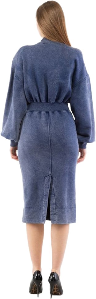 Moschino Multicolor Cotton Casual Dress Divers