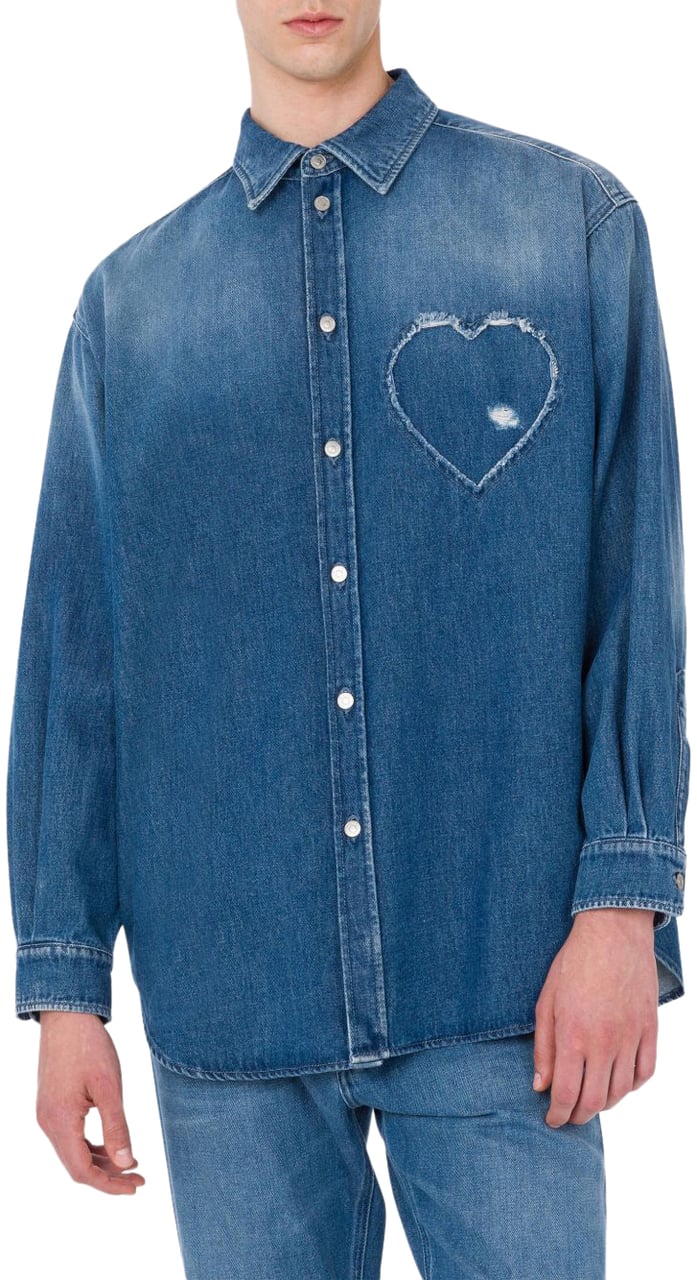 Moschino Shirts Blue Blauw