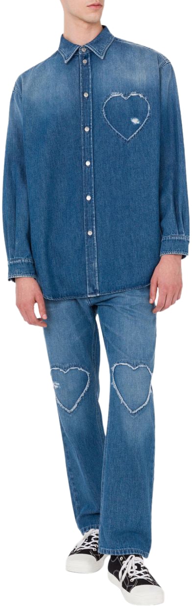 Moschino Shirts Blue Blauw