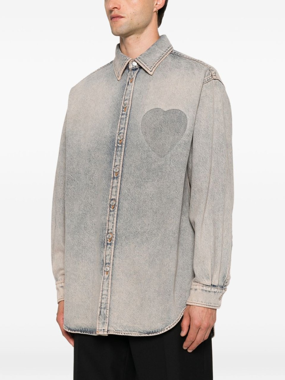 Moschino Shirts Grey Lichtgrijs