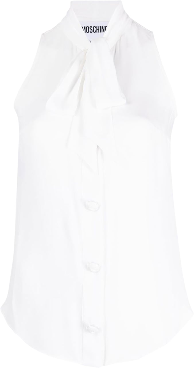 Moschino Top White Wit