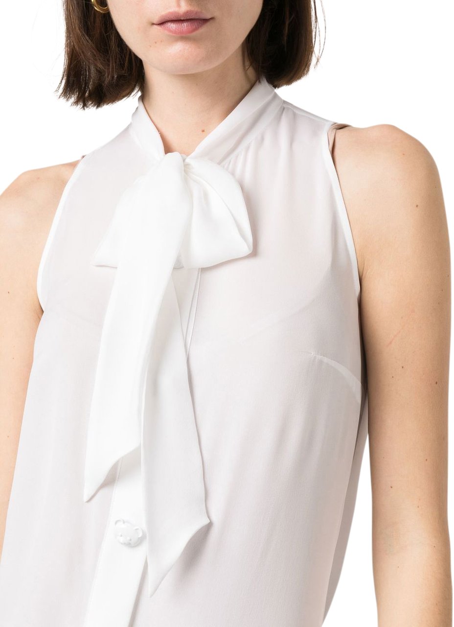 Moschino Top White Wit