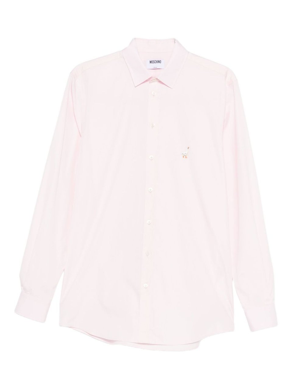 Moschino Long-Sleeved Cotton Shirt Wit