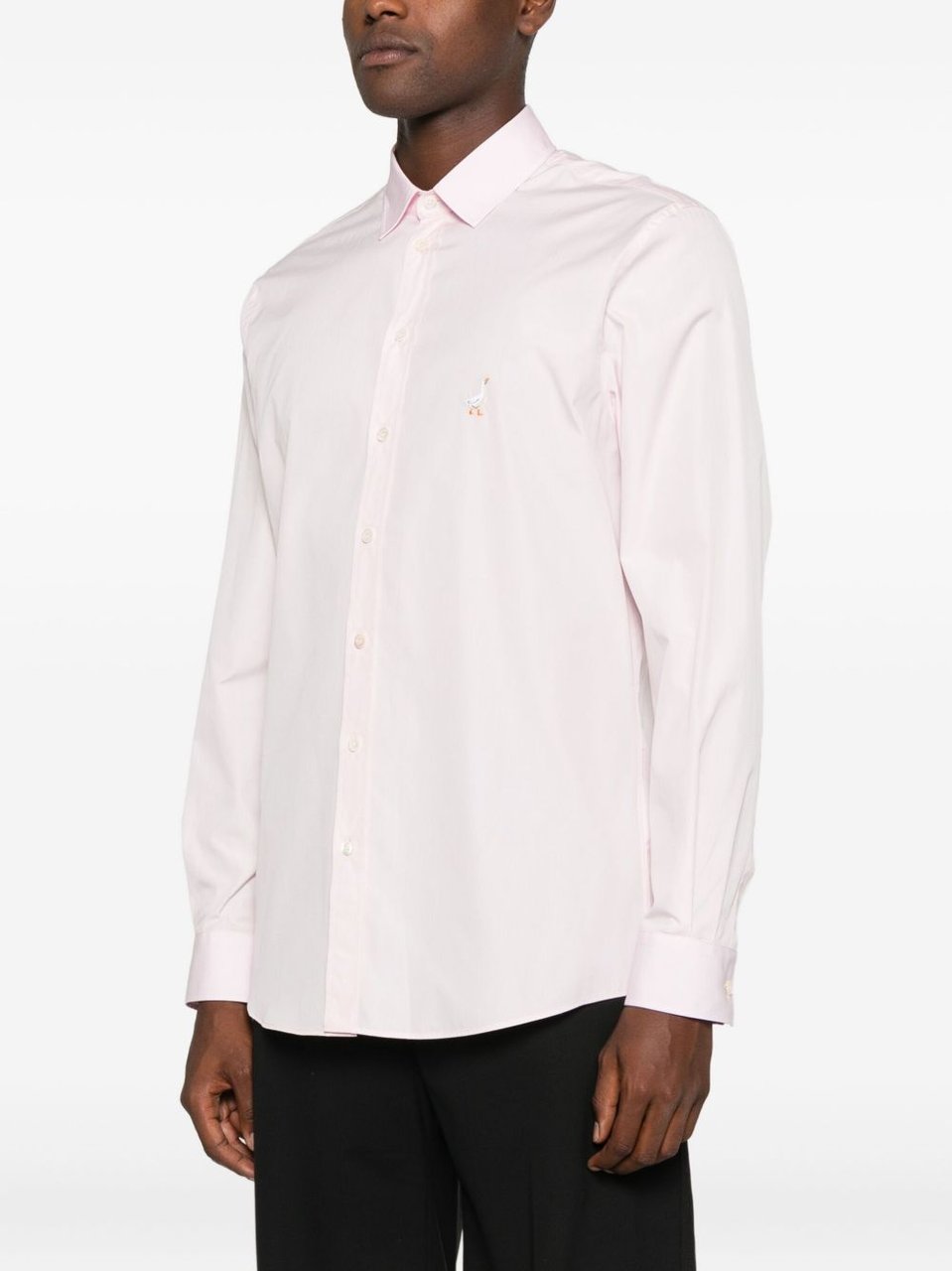 Moschino Long-Sleeved Cotton Shirt Wit