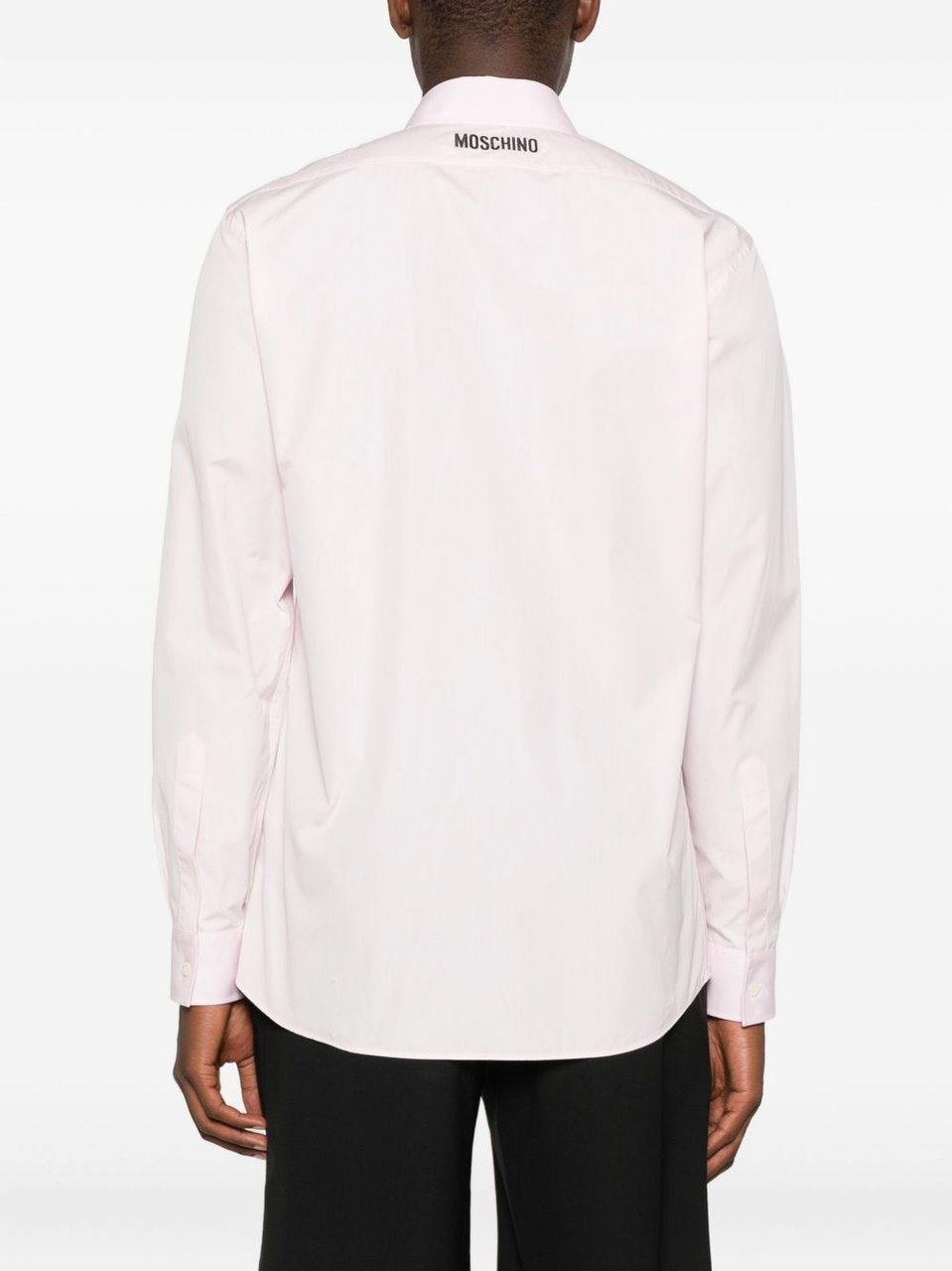 Moschino Long-Sleeved Cotton Shirt Wit