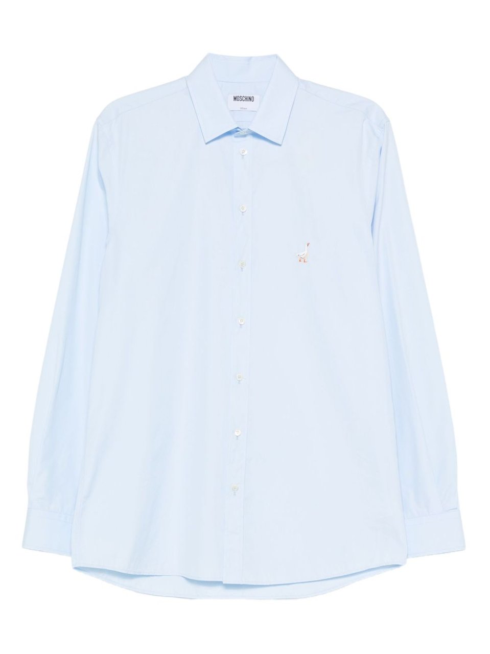 Moschino Light Blue Cotton Shirt Paars