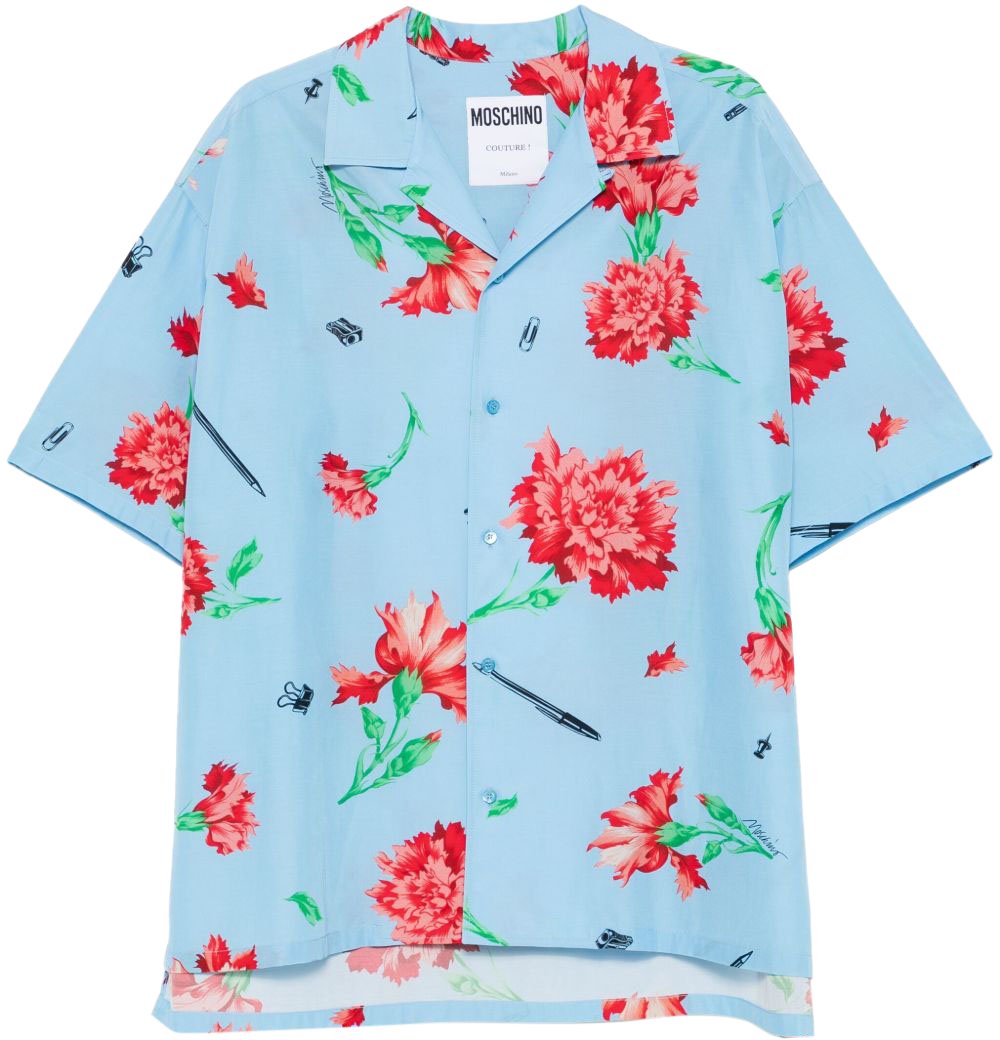 Moschino Shirts Blue Blauw
