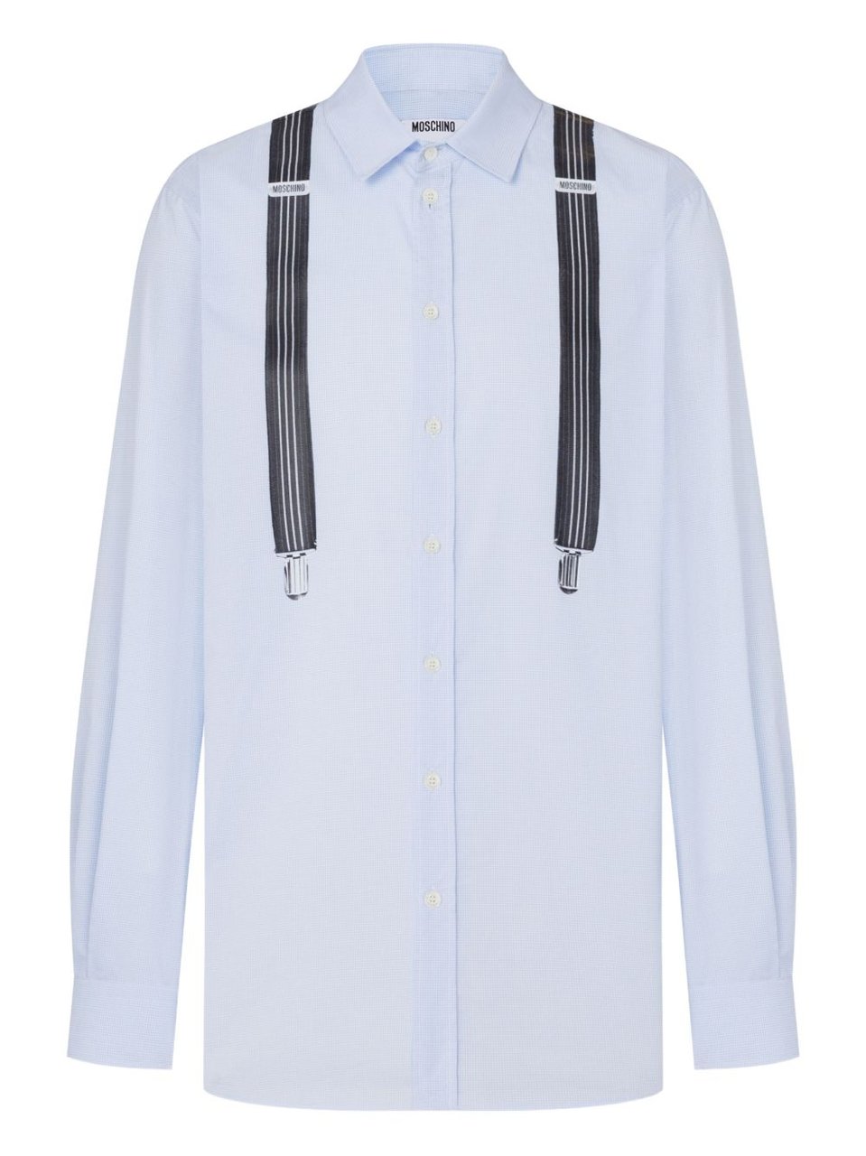 Moschino Shirts Blue Lichtblauw