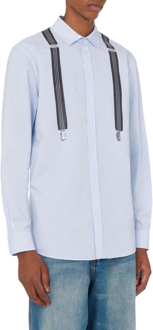 Moschino Shirts Blue Blauw