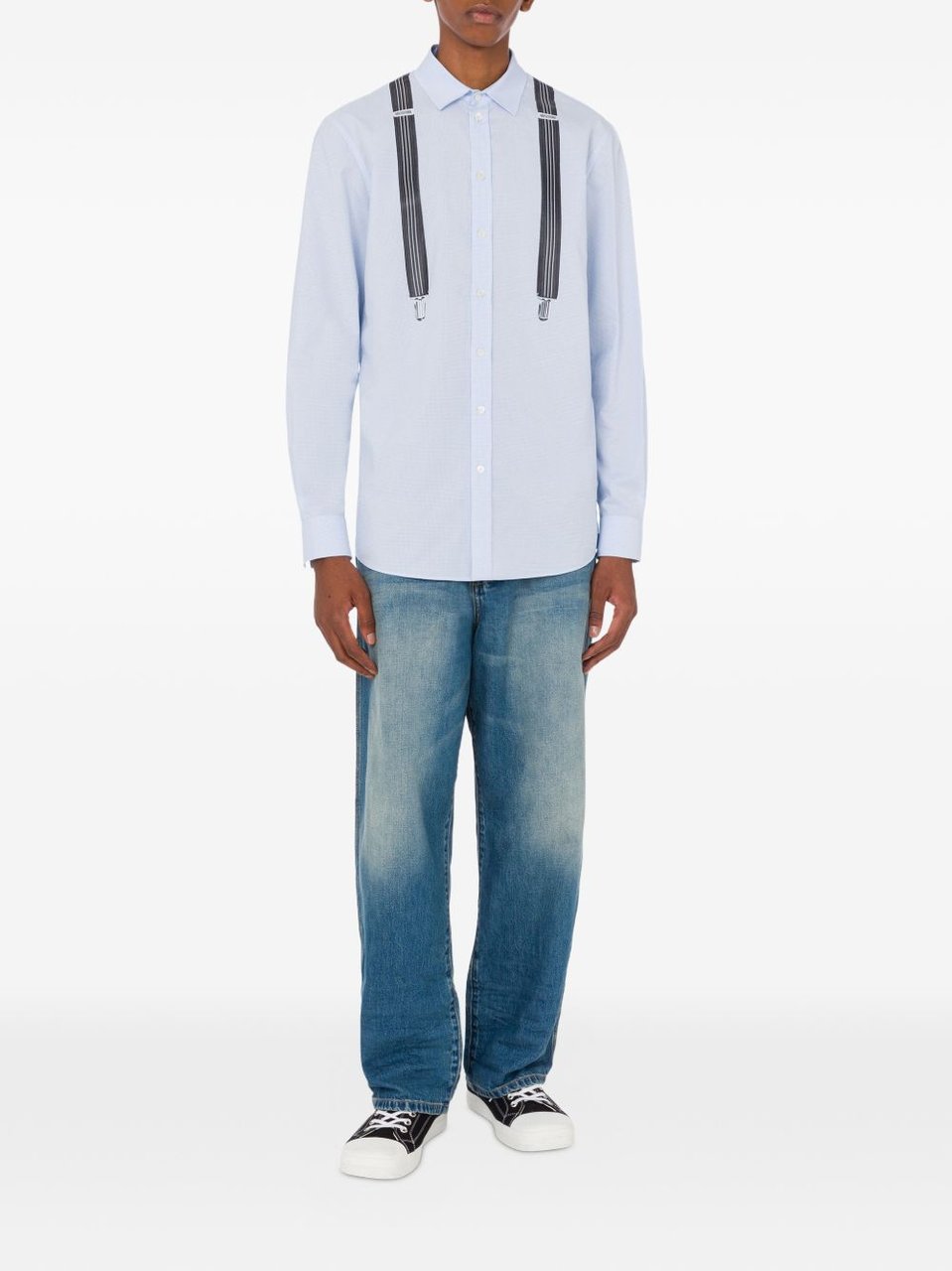 Moschino Shirts Blue Lichtblauw