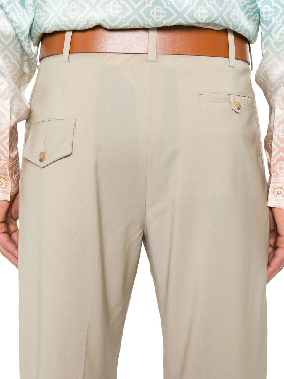 Moschino Trousers Beige Beige