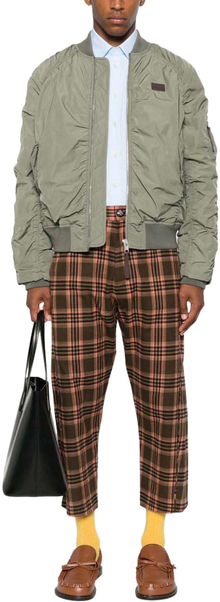 Moschino Trousers Multi Green Groen
