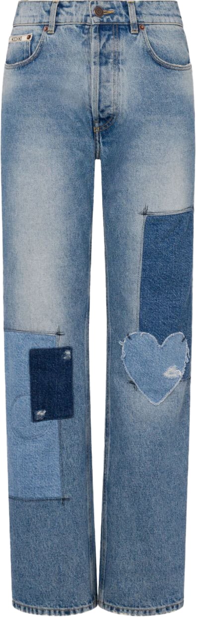 Moschino Trousers Denim Blauw
