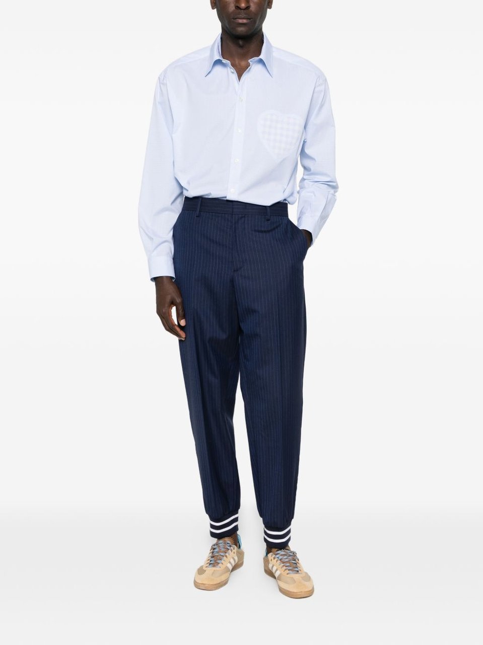 Moschino Trousers Multi Navy