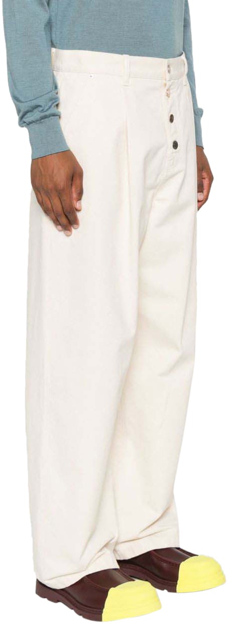 Moschino Trousers White Wit
