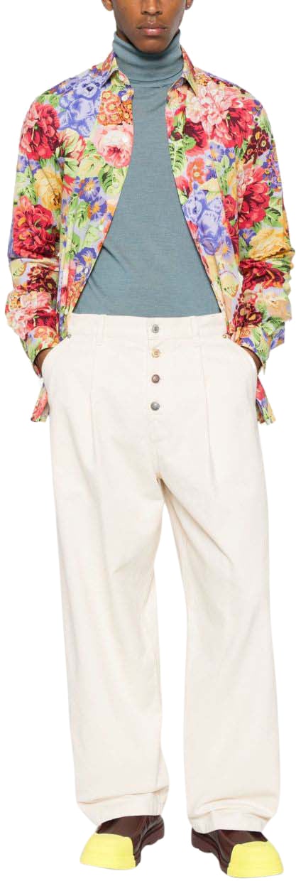 Moschino Trousers White Wit