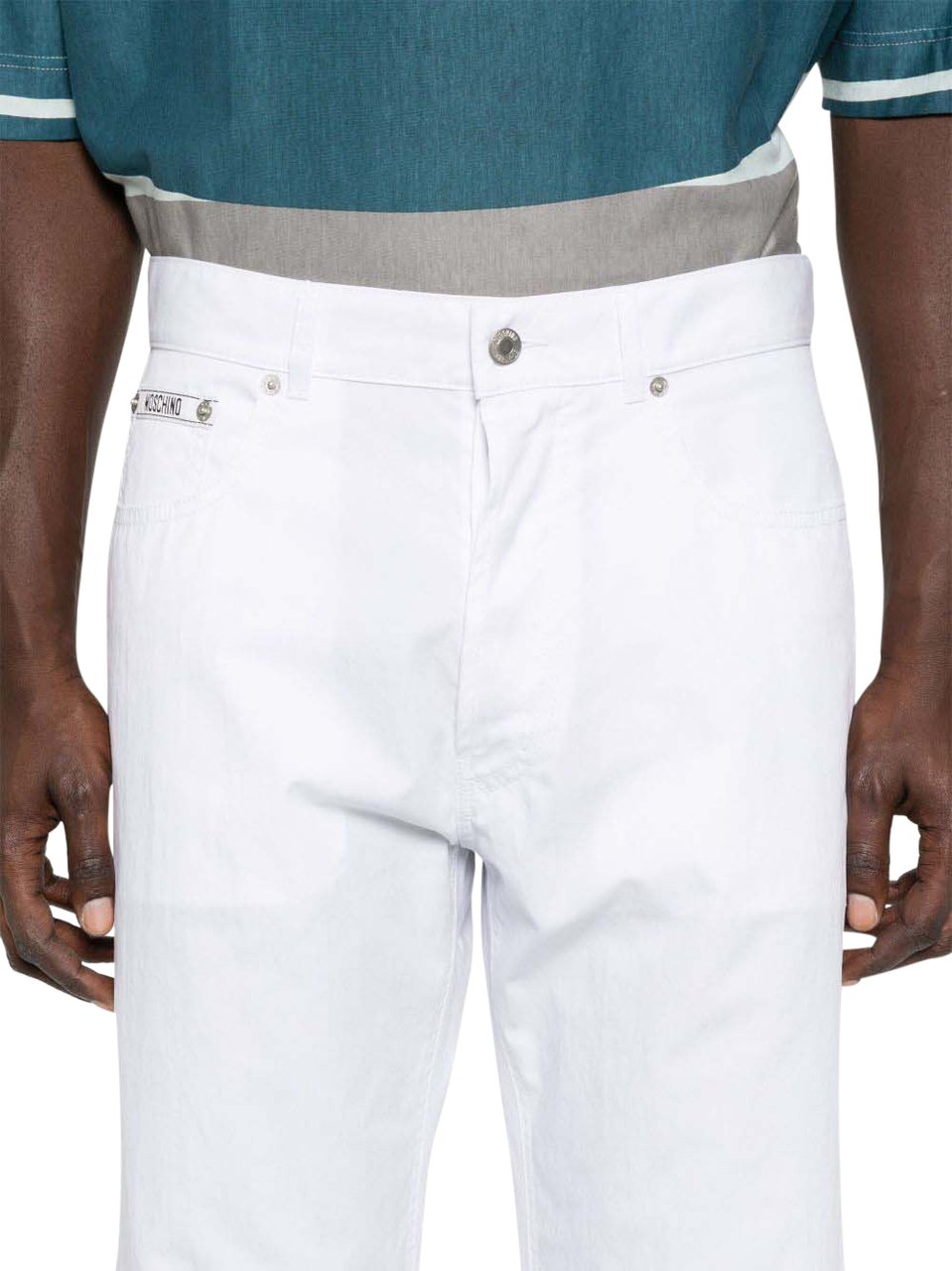 Moschino Trousers White Wit