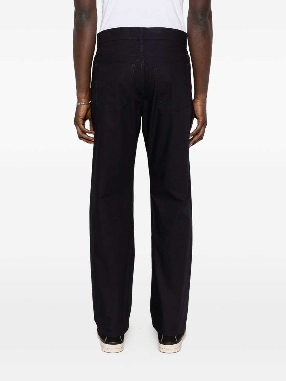 Moschino Trousers Dark Blue Zwart