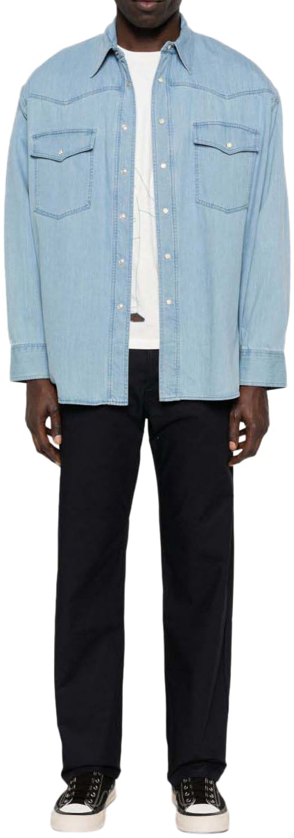 Moschino Trousers Blue Blauw