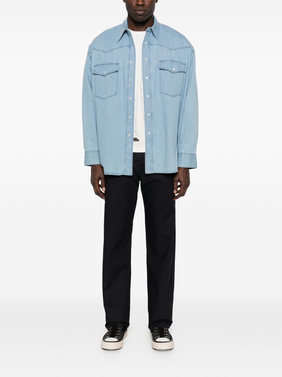 Moschino Trousers Dark Blue Zwart