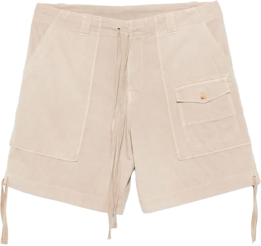 Moschino Straight-Leg Tailored shorts with Minimalist Design Neutraal