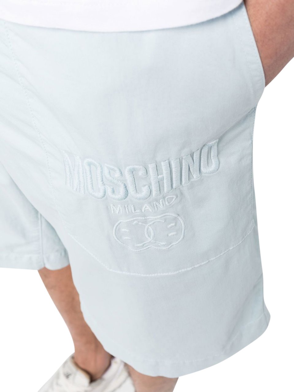 Moschino Shorts Blue Blauw