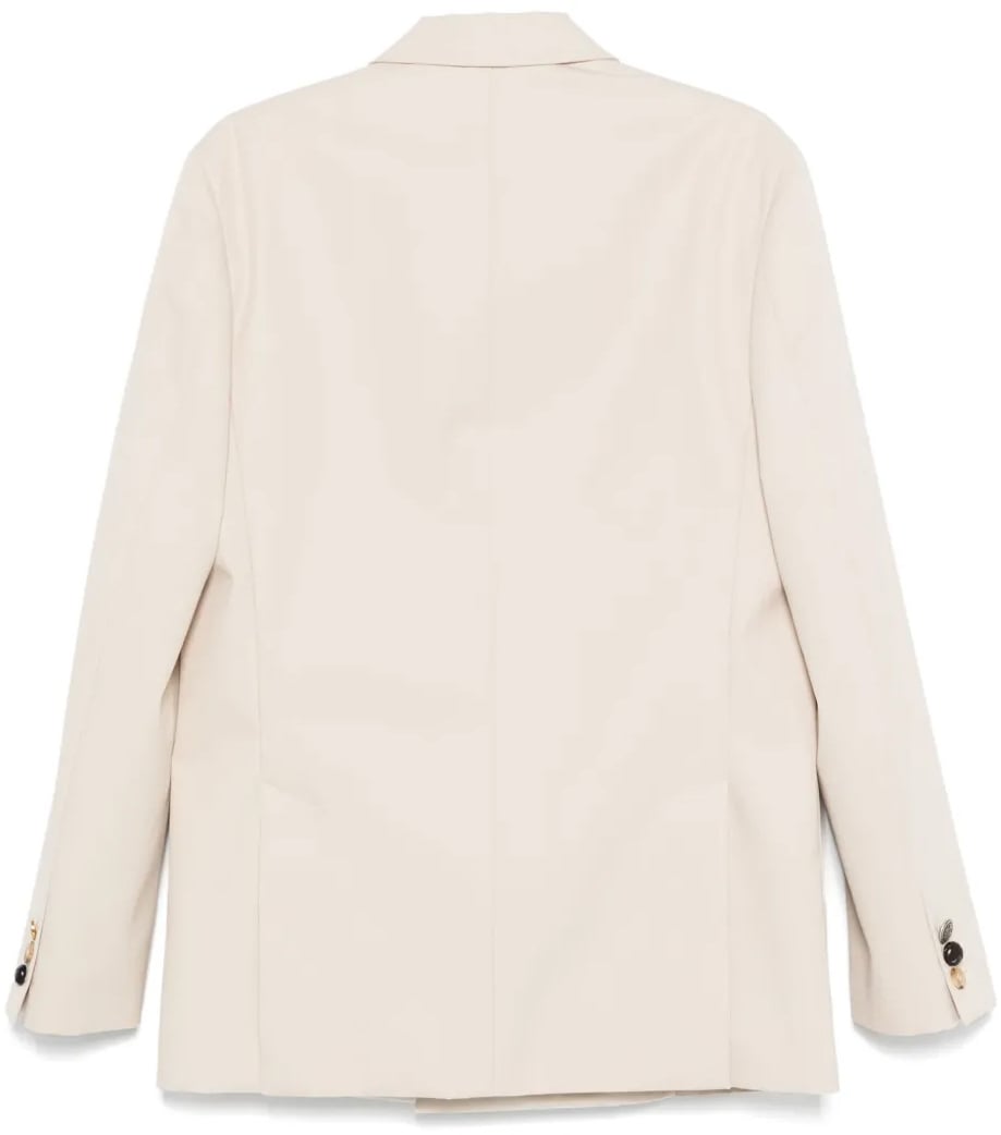 Moschino Structured Tailored Jacket With Refined Silhouette Neutraal