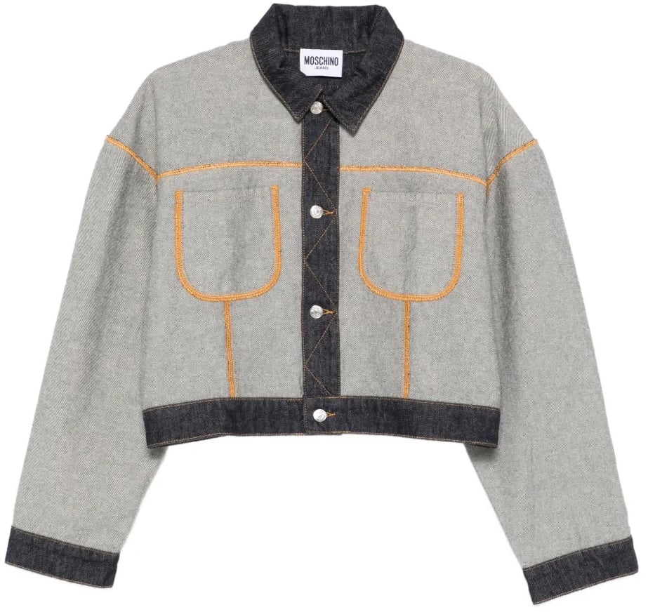 Moschino Tailored Women's Jacket with Structured Shoulders Wit