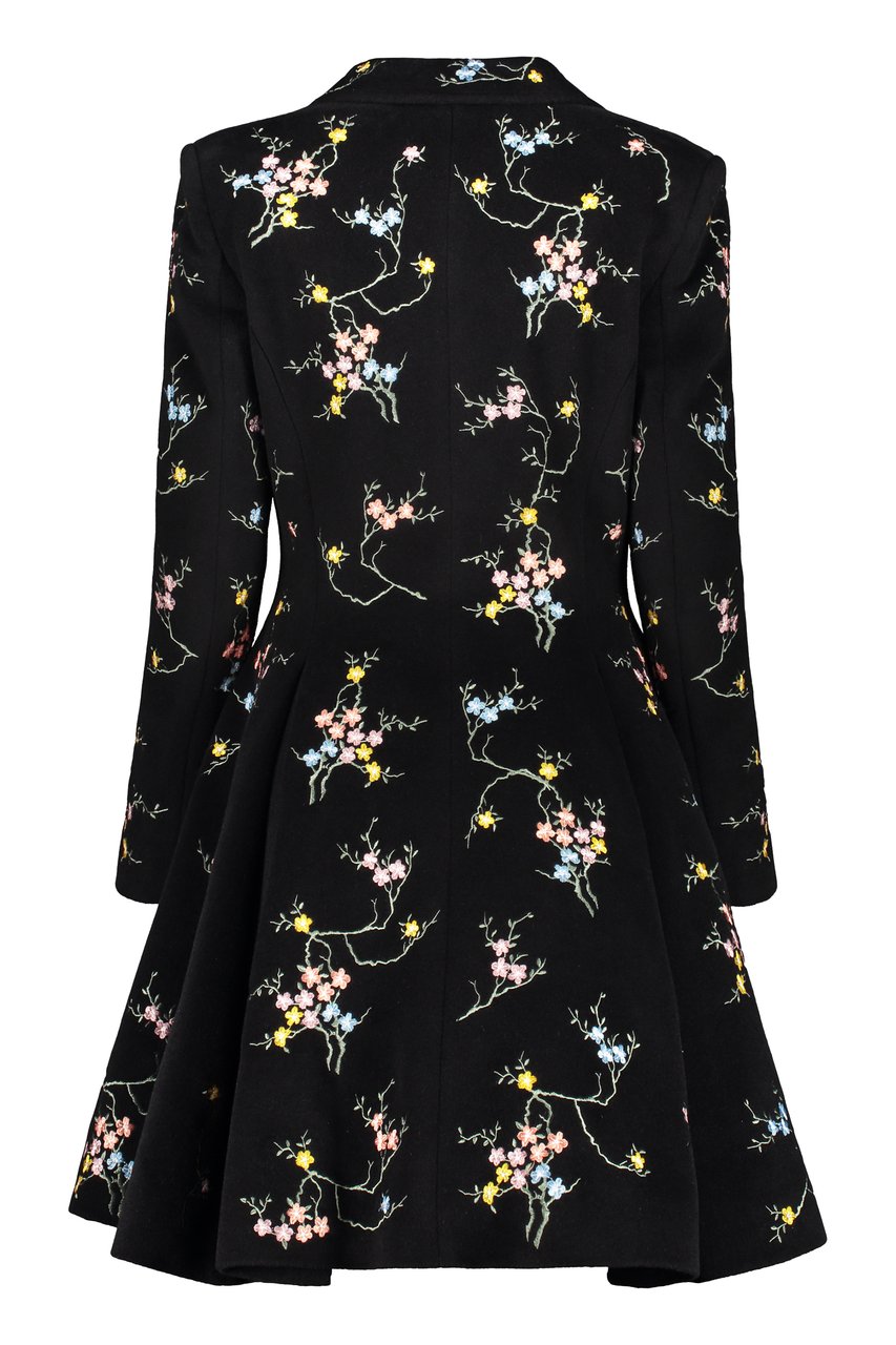 Moschino Double-breasted coat Roze