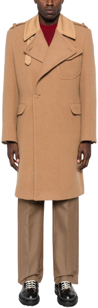 Moschino Coats Beige Beige