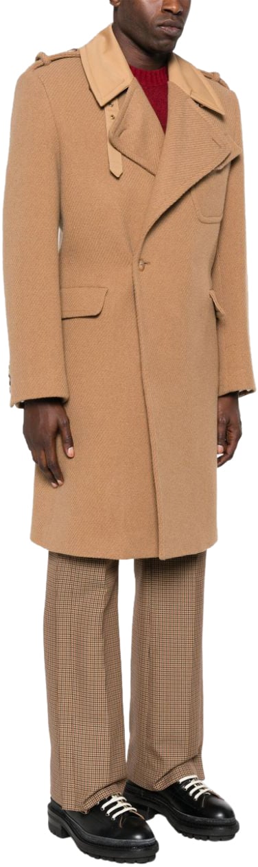 Moschino Coats Beige Beige